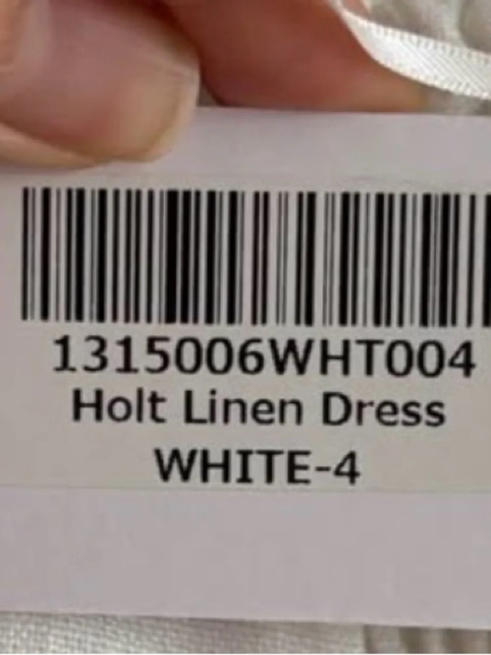 Reformation Holy Linen Dress White - Picture 5 of 5